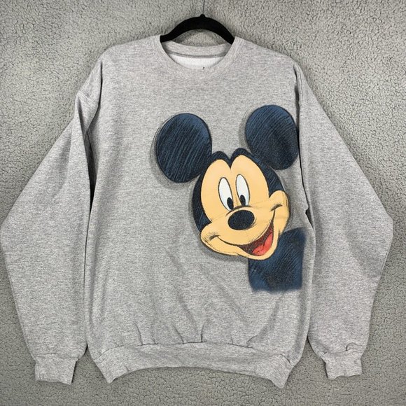 Hanes Other - Disneyland Mickey Mouse big Logo by Hanes Women's Long sleeve sweatshirt Size M